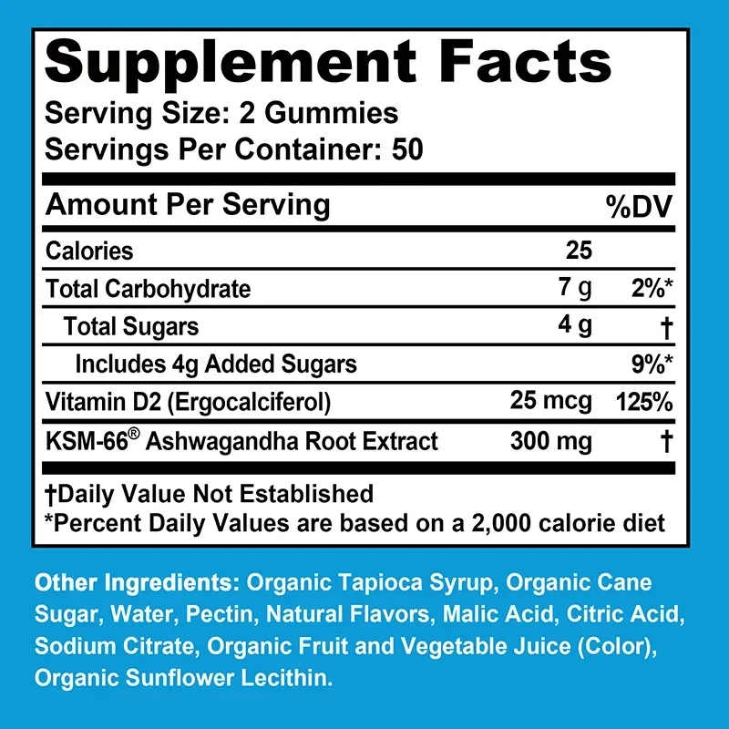 Gomas de Ashwagandha - Recuper - Ashwagandha Extract Root avaliação e preço