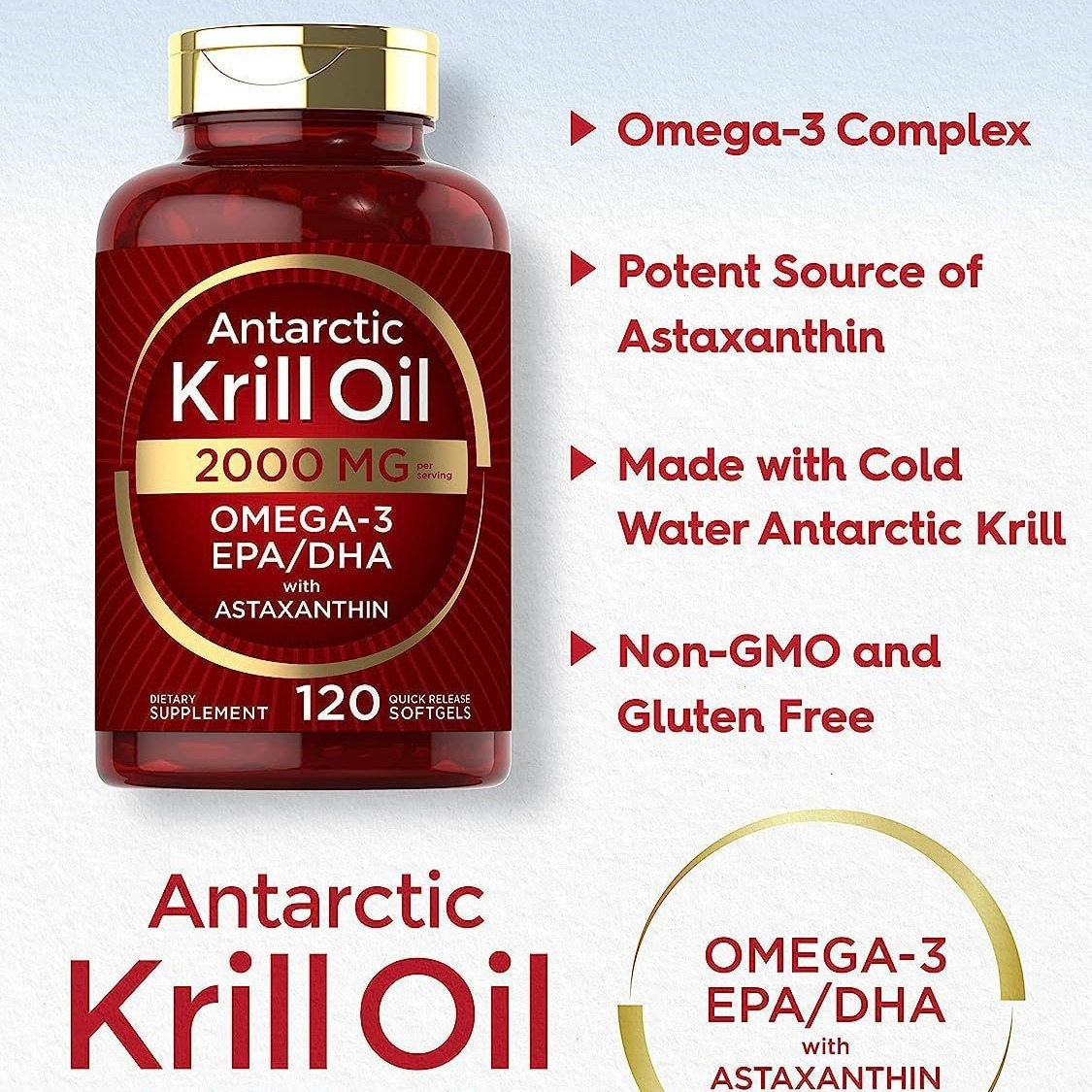 Cápsulas macias de óleo de Kri - Nutrition For Fitness avaliação e preço
